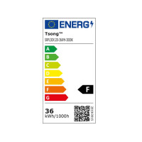 LED Panel 120x30 Büroarbeitsplatz UGR19  3000K Warmwei&