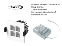 LED Deckenspot eckig 80 x 80mm DALI dimm gallery