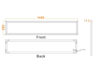 Wir liefern das LED Panel in den gallery 10_2nd