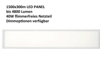 Led panel 1500x300 with a white outer ri productbox