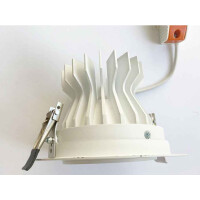 Tiltable LED downlight 170mm CRI99+ full spectrum 6500K 150-