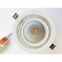 Schwenkbarer LED Deckenstrahler dimmnbar 170mm CRI99+ Vollsp