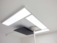 This premium LED panel has a microprismatic surface. This si