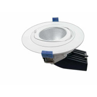 185mm recessed spotlight Led fully swivelling and extendable