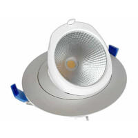 Recessed spotlight fully swivelling Led 185mm CRI93+ many va