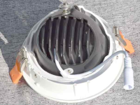 Swivelling LED recessed spotlight in various light colours a