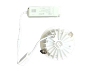 115mm LED Downlight dimmbar Silber Reflektor Lichtfarbe 3000