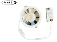 Led downlight Dali dimmable 115mm silver reflector CRI90 UGR