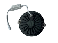 Led Spot Schwarz dimmbar 115mm Silber Reflektor CRI90 Lichtf
