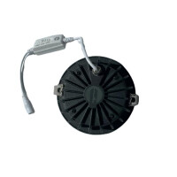 Led Spot Black dimmable 115mm Silver Reflector CRI90 Light c