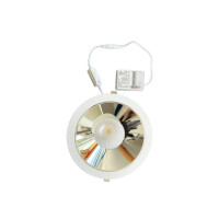The 162mm recessed LED spotlight for a ceiling cut-out betwe