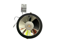 160mm Schwarzer Led Einbau Strahler dimmbar Silber Reflektor