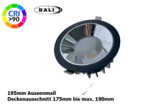 Visually modern 195mm recessed ceiling s productbox
