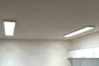 Office ceiling lamp 120x30cm computer workplace ceiling moun