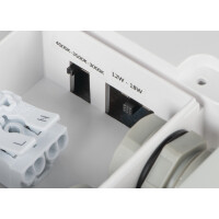 Helle runde Deckenleuchte IP65 Lichtfarbe einstellbar 3000K 
