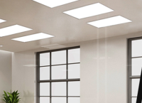 LED Panel Schwarz 62x62cm Lichtfarbe einstellbar 3000K - 400