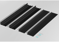 Ceiling mounting frame, black, for LED panel 62 cm x 62 cm x