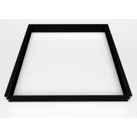 Decken -Anbaurahmen Schwarz für LED-Panel 62cm x 62cm  