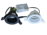 90 mm LED recessed spotlights for cut-out sizes of 75–