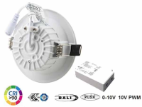 180mm LED ceiling spotlight Dali dimmable CRi92 150-175 mm c