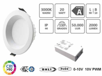 245mm LED recessed spotlight Dali CRI92 Samsung LEDs® IP