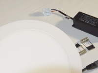 Die 225mm LED Einbauleuchte mit Samsung LEDs ist in den drei