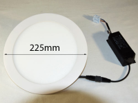 LED Einbauleuchte LED-Rundpanel 225mm Samsung LEDs 210mm Loc