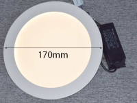 Bezahlbarer 170mm LED Einbaustrahler mit gallery