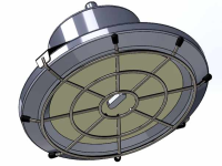The ball throw protection cage further protects the indoor s