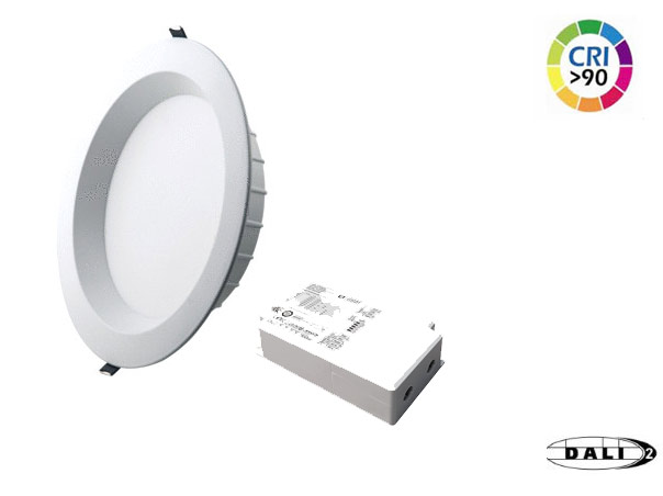 300mm LED downlight ED10K DALI 40W CRI92 – Cologne LED