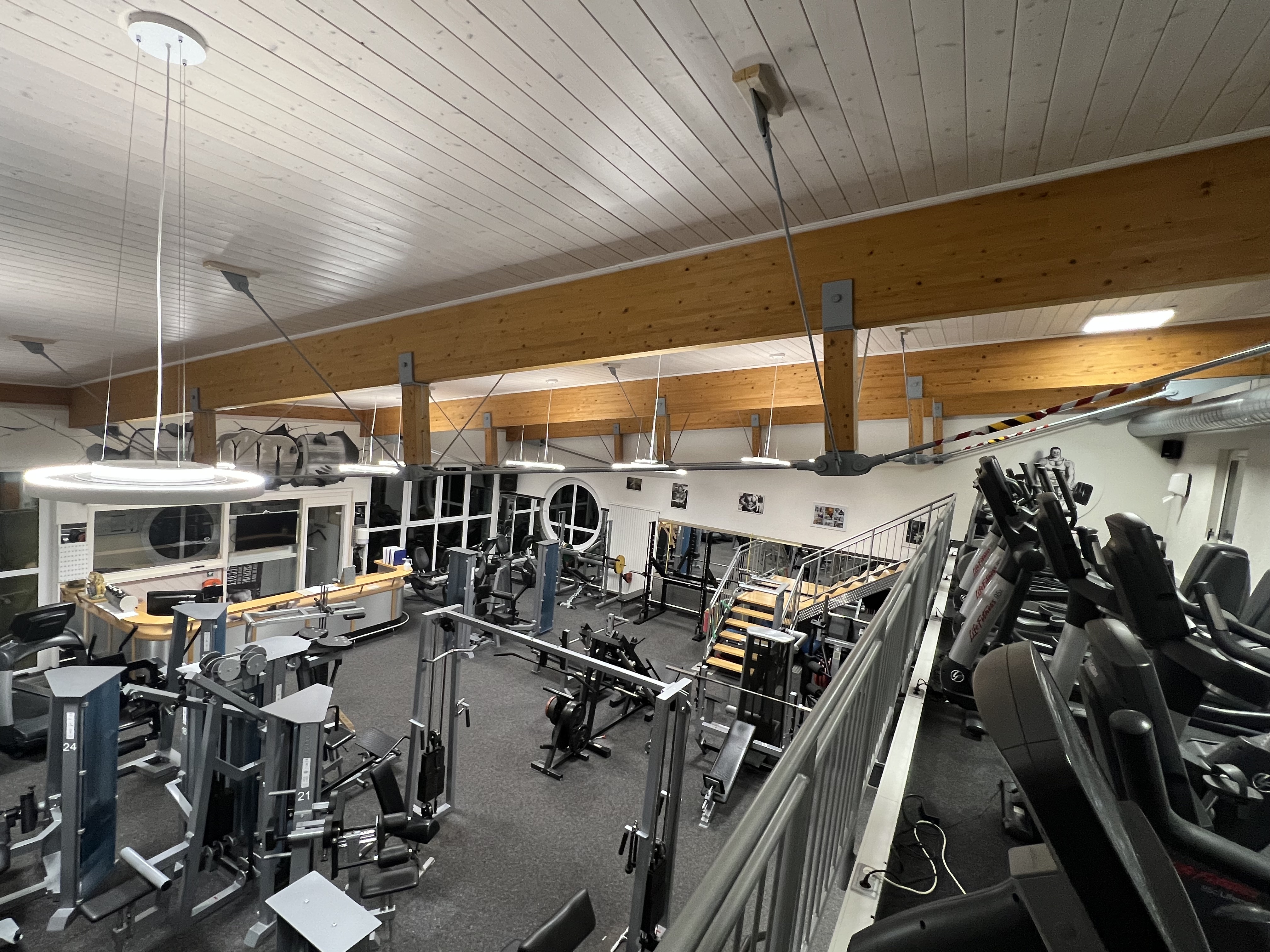 Professional LED ring lighting in a training area – Cologne Energy reference project